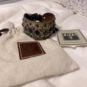 NWT Frye Deborah Deco-Cuff Studded Bracelet
